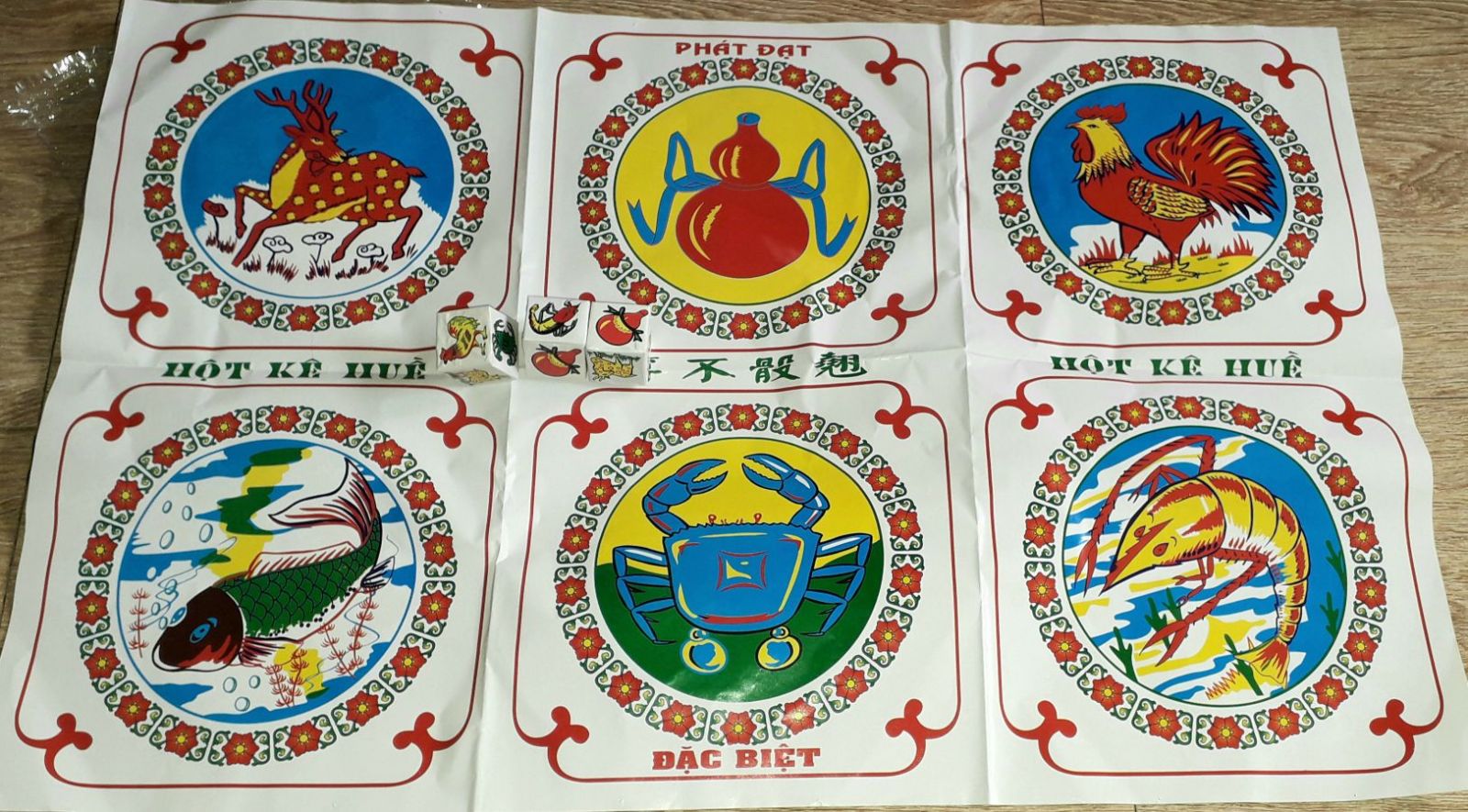 Bộ Trò Chơi Bầu Cua Tôm Cá Giải Trí | Giasibienhoa.com