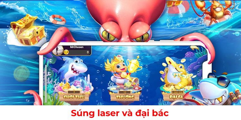 Tổng hợp các loại súng bắn cá online và cách chọn súng